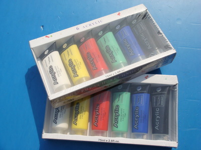 【6色75ml 布彩顏料 丙烯顏料 紡織顏料 廠家直銷 免檢產(chǎn)品】價格,廠家,圖片,美術(shù)顏料,上海聯(lián)峰文化用品-